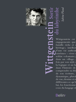 cover image of Wittgenstein, Sortir du labyrinthe
